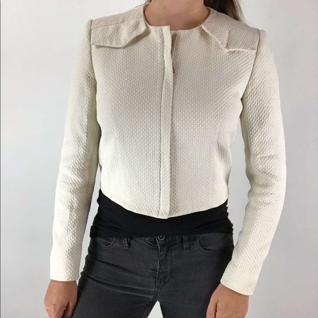 Sportmax Max Mara Cropped Full Zip Blazer Jacket